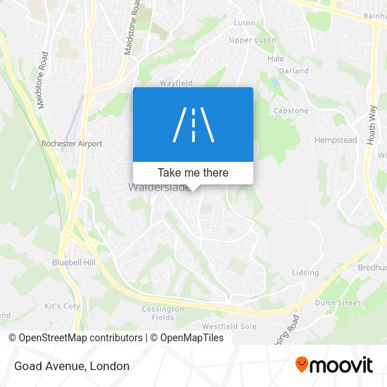 Goad Avenue map