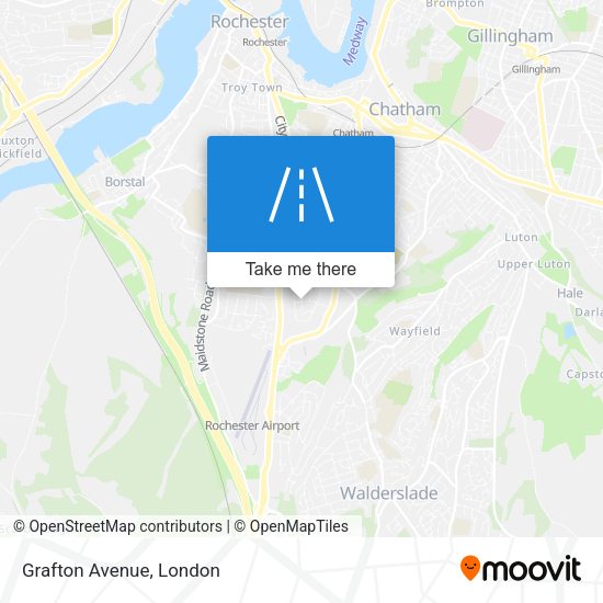 Grafton Avenue map