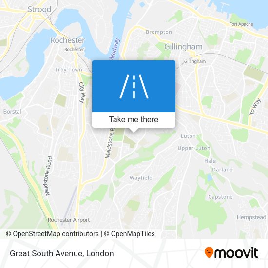 Great South Avenue map
