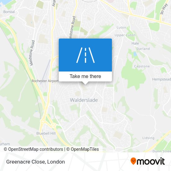 Greenacre Close map