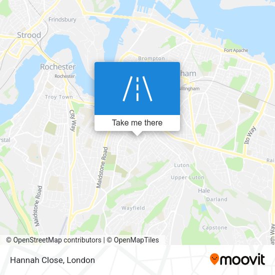 Hannah Close map