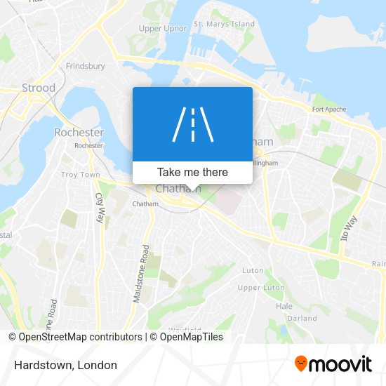 Hardstown map