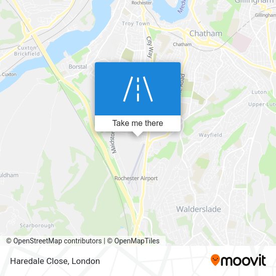 Haredale Close map