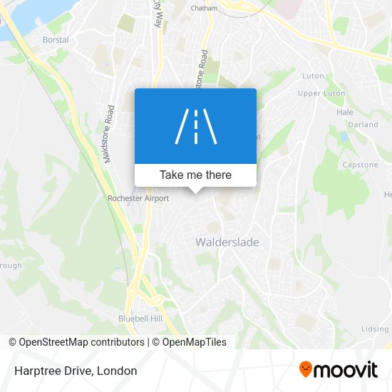 Harptree Drive map