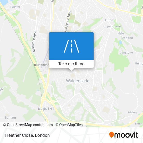 Heather Close map