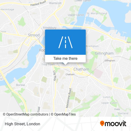 High Street map