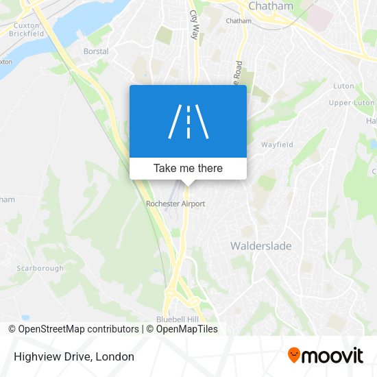 Highview Drive map