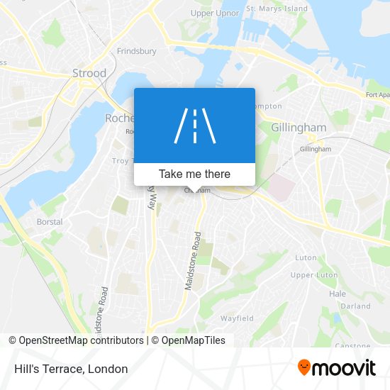 Hill's Terrace map