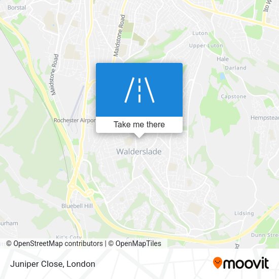 Juniper Close map