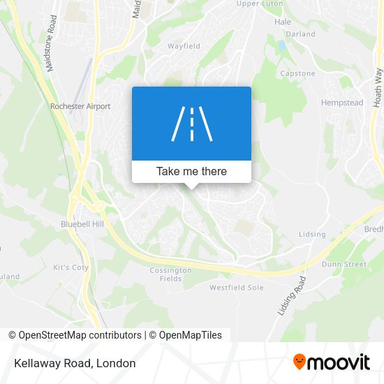 Kellaway Road map
