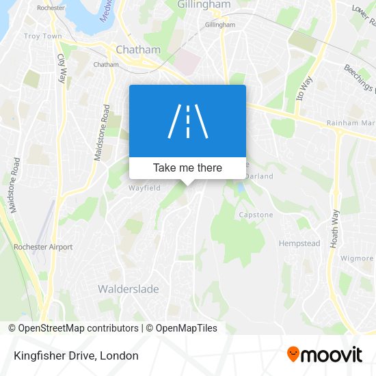 Kingfisher Drive map
