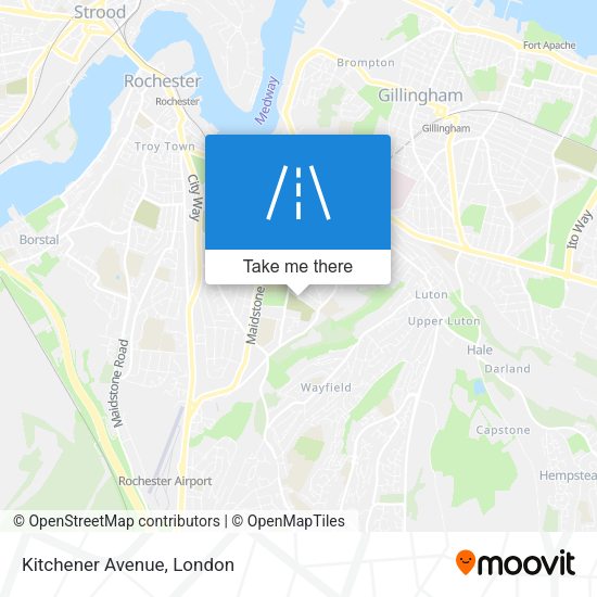 Kitchener Avenue map