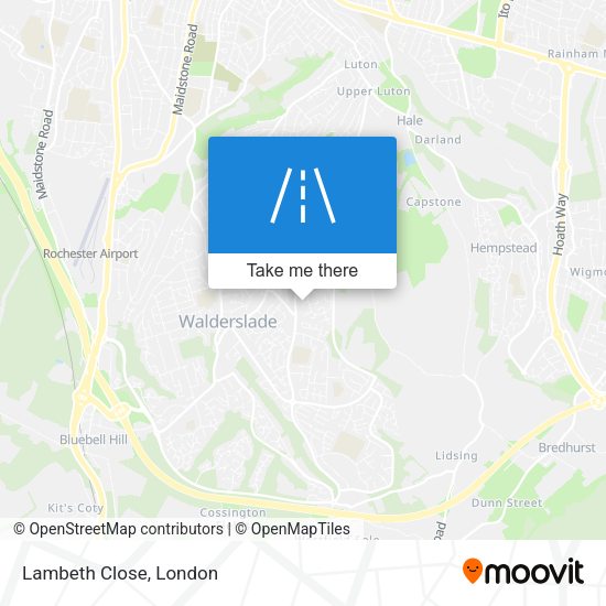 Lambeth Close map