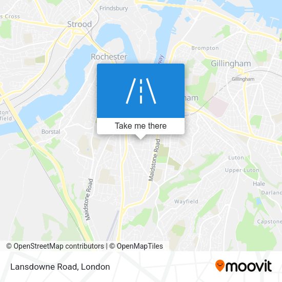 Lansdowne Road map