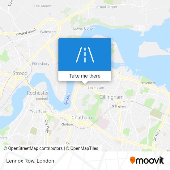Lennox Row map