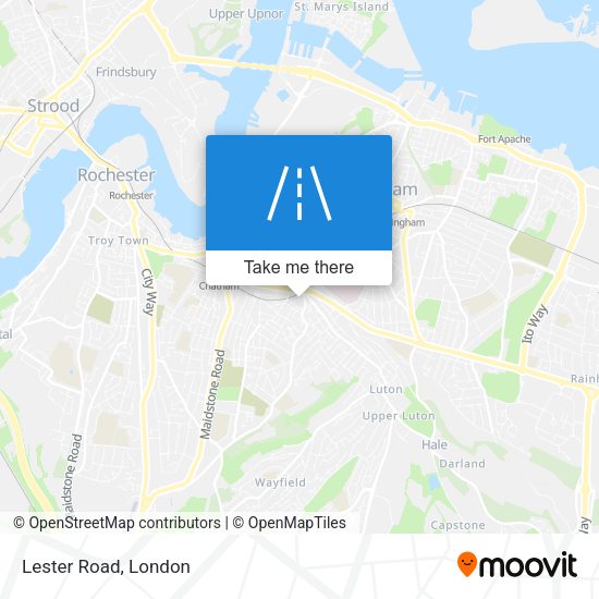 Lester Road map
