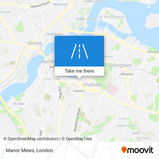 Manor Mews map