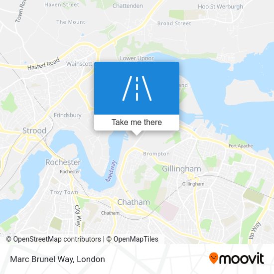 Marc Brunel Way map