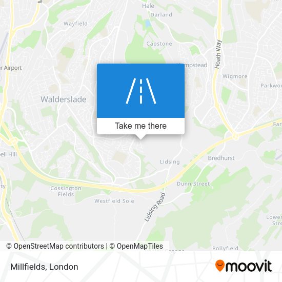 Millfields map