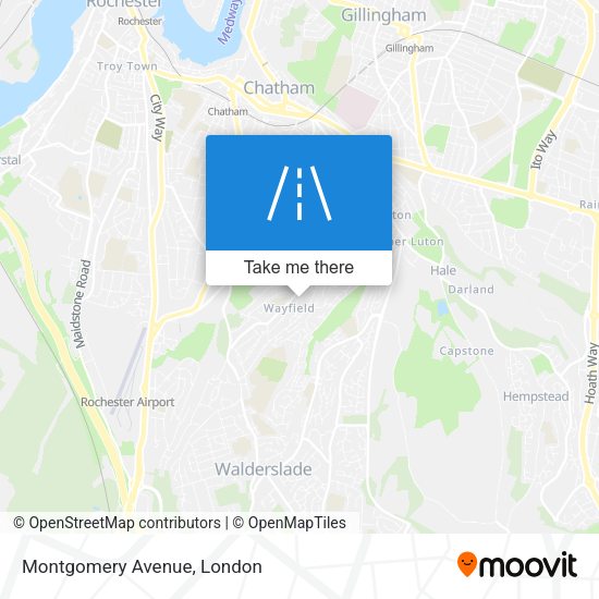Montgomery Avenue map