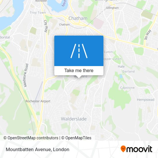 Mountbatten Avenue map
