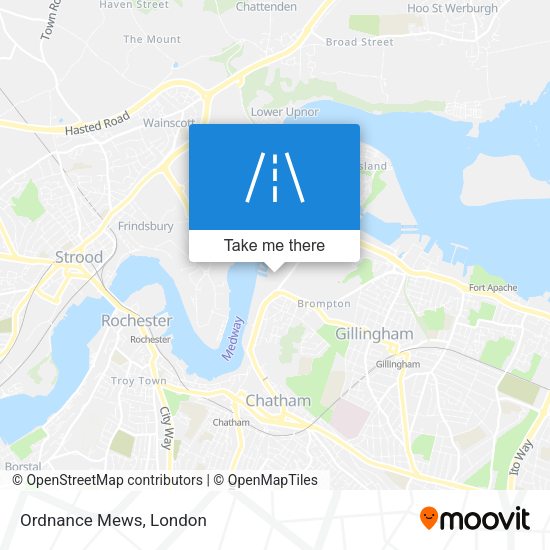 Ordnance Mews map