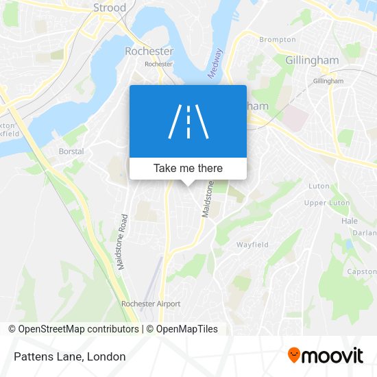 Pattens Lane map