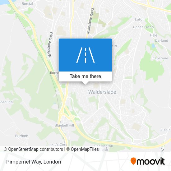 Pimpernel Way map