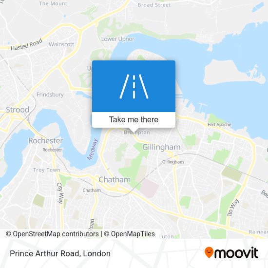 Prince Arthur Road map