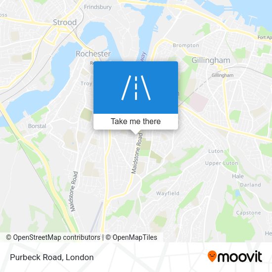 Purbeck Road map