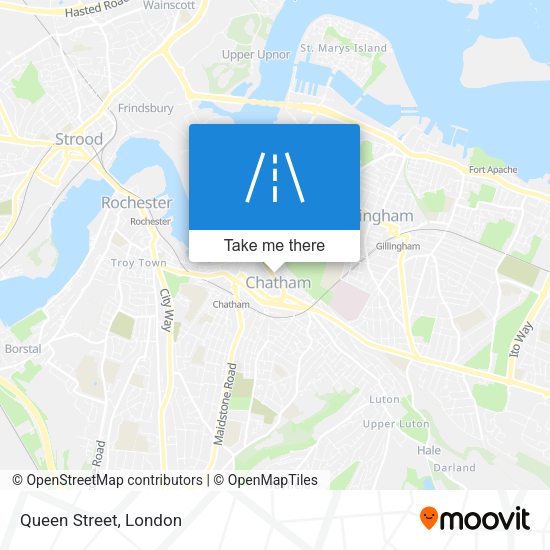 Queen Street map