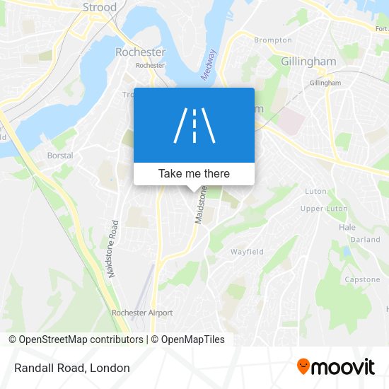 Randall Road map