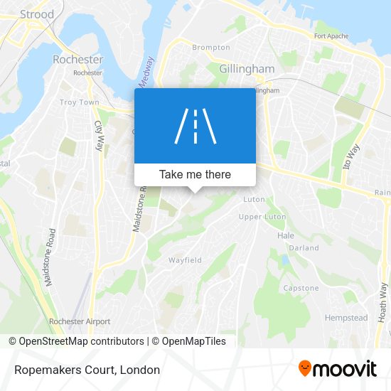Ropemakers Court map