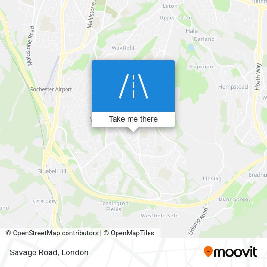 Savage Road map