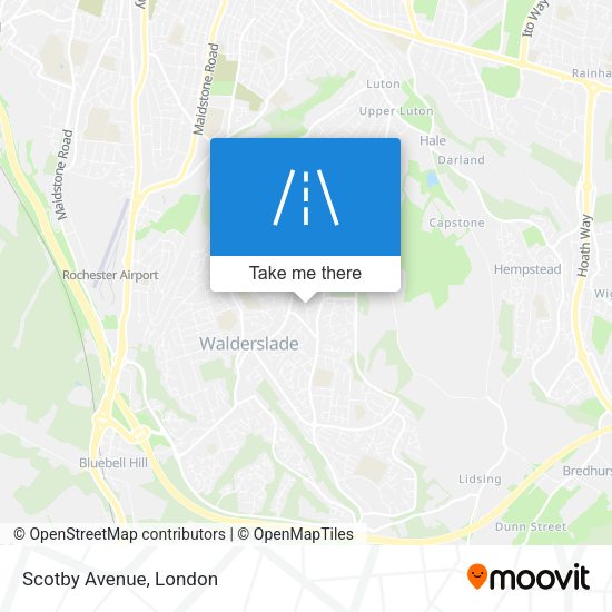 Scotby Avenue map