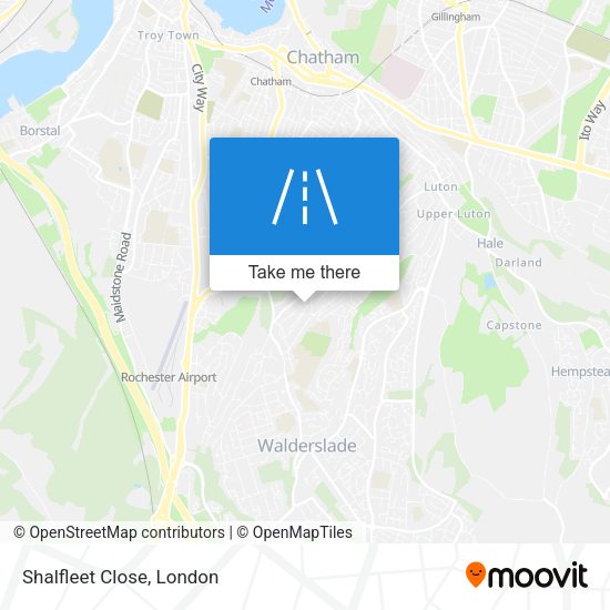 Shalfleet Close map