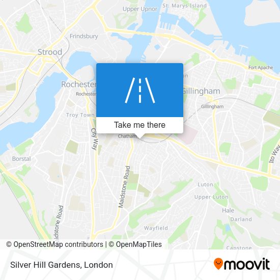 Silver Hill Gardens map