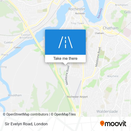 Sir Evelyn Road map