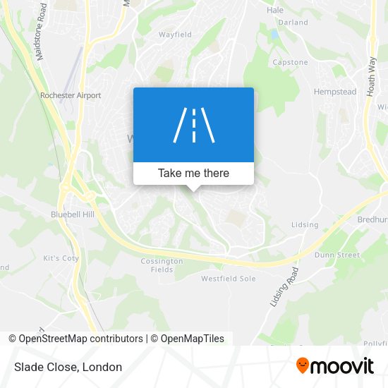 Slade Close map