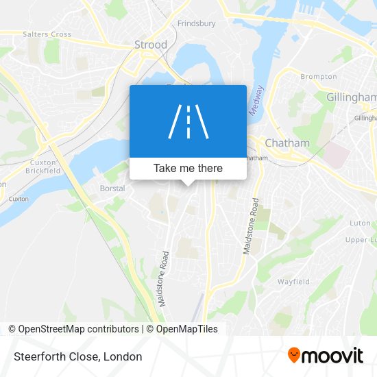 Steerforth Close map