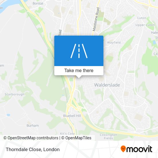 Thorndale Close map
