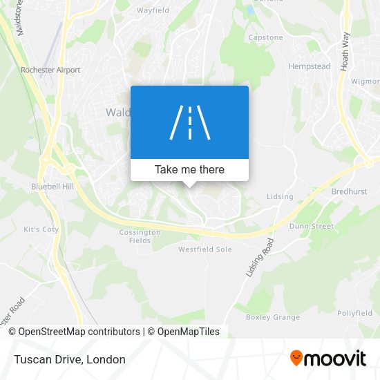 Tuscan Drive map
