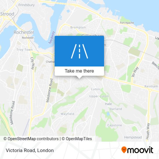 Victoria Road map