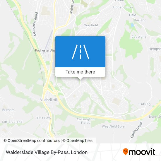 Walderslade Village By-Pass map