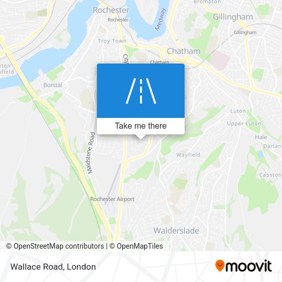 Wallace Road map