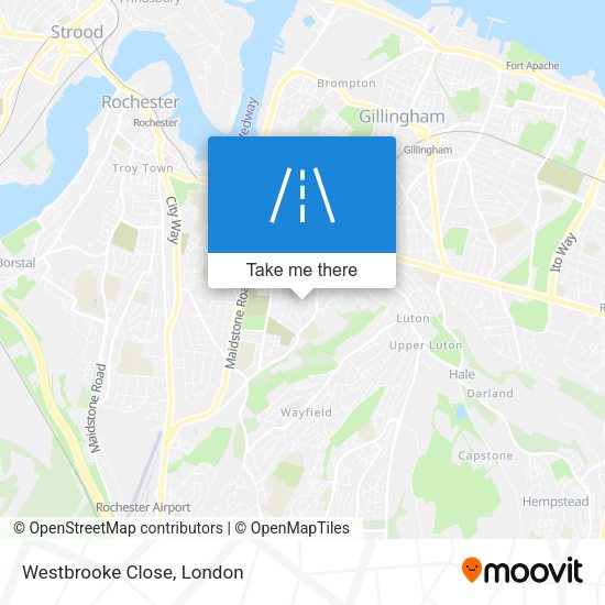 Westbrooke Close map