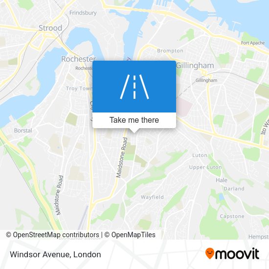 Windsor Avenue map