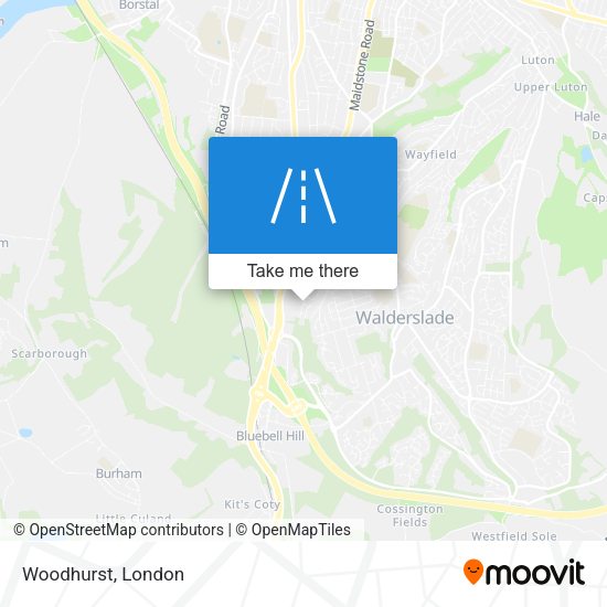 Woodhurst map