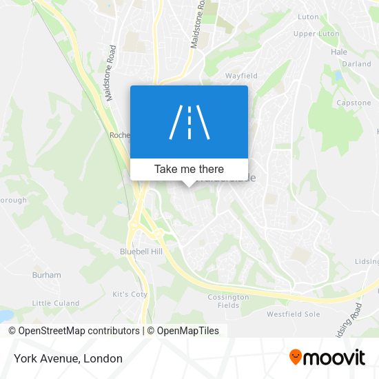 York Avenue map