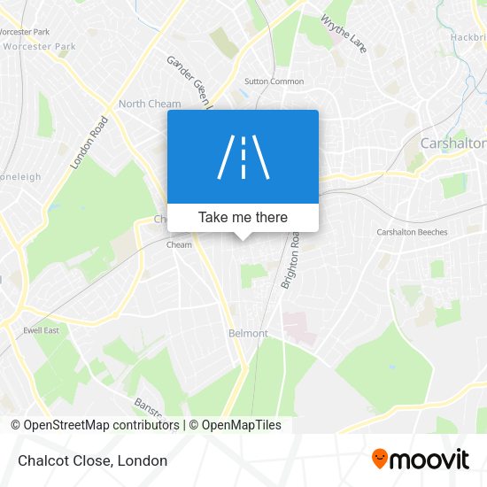 Chalcot Close map
